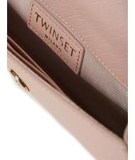 TWINSET OVAL T Clutch mit Kettenschulterriemen nebliges Rosa - Damentaschen - 4