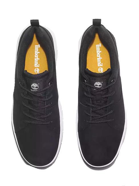 MAPLE GROVE Oxford-Sneaker aus Nubukleder PECHSCHWARZ - Herrenschuhe