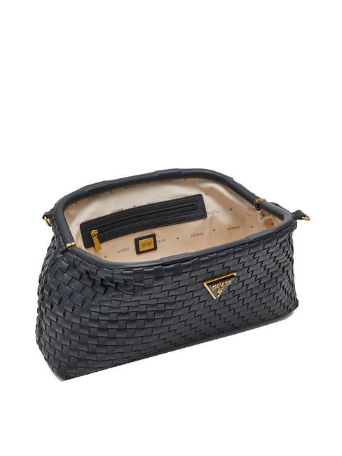 LISBET Gewebte Clutch SCHWARZ - Damentaschen