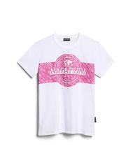 NAPAPIJRI KIDS PINZON Baumwoll t-shirt Helles Weiss - Kinder-T-Shirt - 4