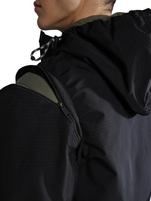 URBAN MODULAR Jacke mit abnehmbaren &Auml;rmeln schwarz 041 - Herrenjacken