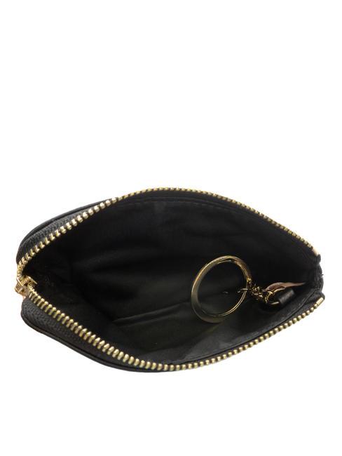 METALLIC SOFT Geldb&ouml;rse mit Umschlag Schwarz - Brieftaschen Damen