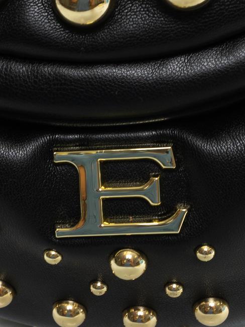 PRINCESS &Uuml;berschlagtasche mit Nieten schwarzes Gold - Damentaschen