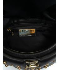 ERMANNO SCERVINO PRINCESS &Uuml;berschlagtasche mit Nieten schwarzes Gold - Damentaschen - 5