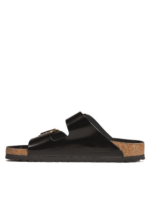 ARIZONA Big Buckle Sandale aus Leder schwarz leuchten - Schuhe Unisex