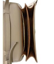 BORBONESE CARRE Schultergurt mit Klappe Taube - Damentaschen - 5