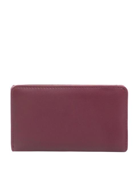MIDDLE Mittleres Portemonnaie himbeerfarbener Glanz - Brieftaschen Damen