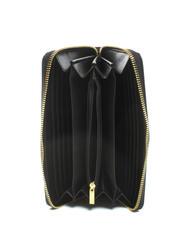 TWINSET NEW OVAL T Gro&szlig;es Lederportemonnaie Schwarz - Brieftaschen Damen - 2