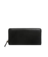 TWINSET NEW OVAL T Gro&szlig;es Lederportemonnaie Schwarz - Brieftaschen Damen - 3