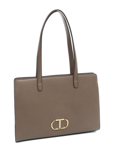 OVAL T Handtasche Taupe - Damentaschen