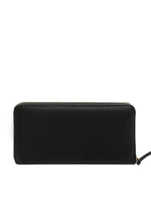 NEW OVAL T Gro&szlig;es Lederportemonnaie Schwarz - Brieftaschen Damen