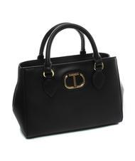 TWINSET OVAL T Handtasche mit Schultergurt Schwarz - Damentaschen - 2