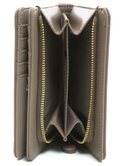MIDDLE Mittleres Portemonnaie Taupe - Brieftaschen Damen