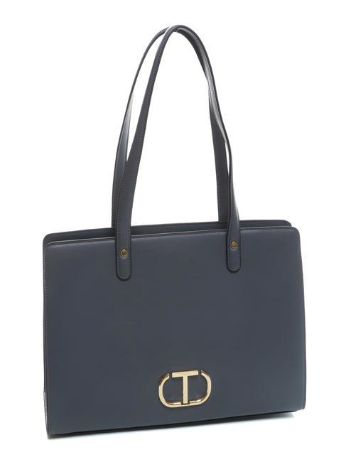 OVAL T Handtasche Blau grau - Damentaschen