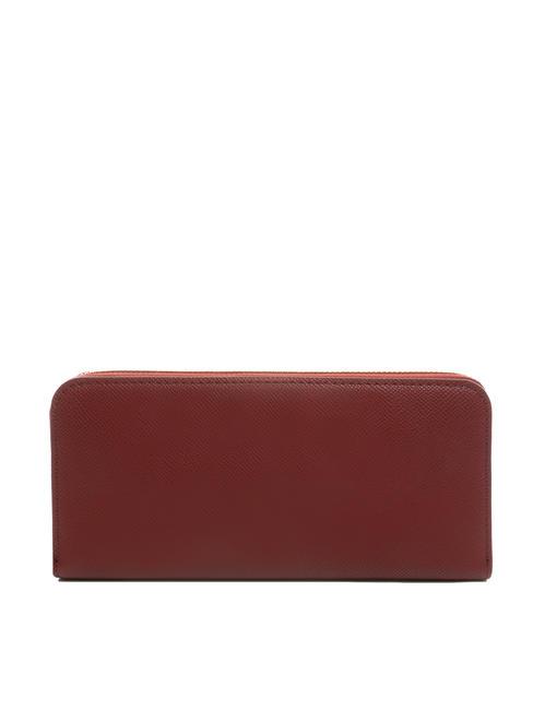 NEW OVAL T Gro&szlig;es Portemonnaie himbeerfarbener Glanz - Brieftaschen Damen