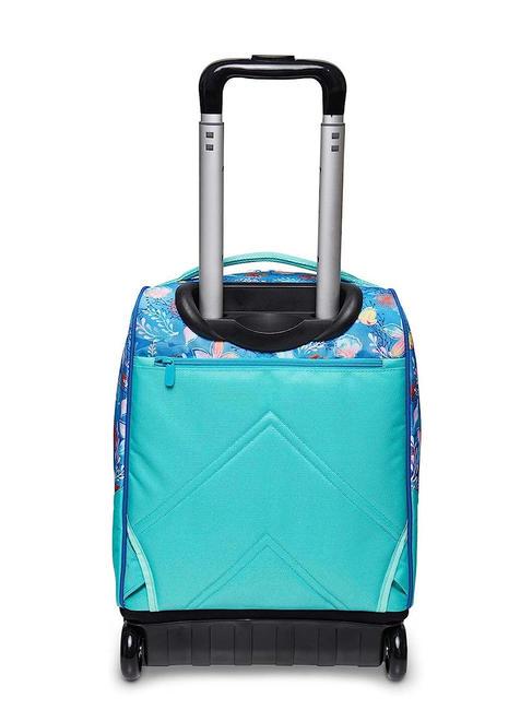 WATCH ME SHINE Trolley-Rucksack 2 R&auml;der petrol / blau - Rucks&auml;cke mit Trolleyfunktion