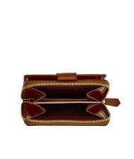 THE BRIDGE LUCREZIA Kompakte Brieftasche aus Leder BRAUN - Brieftaschen Damen - 4