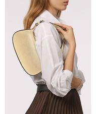 COCCINELLE MERVEILLE Schultertasche aus strukturiertem Leder golden - Damentaschen - 5