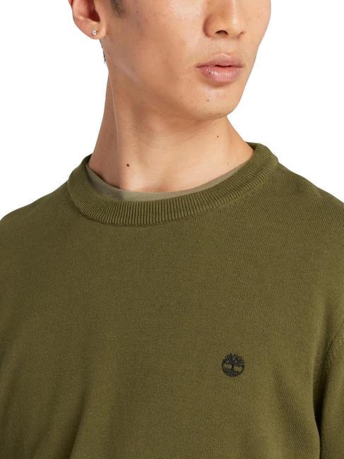 WILLIAMS RIVER Pullover mit Rundhalsausschnitt dunkeloliv - Herrenpullover
