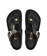 BIRKENSTOCK GIZEH BIG BUCKLE Flip-Flops aus Lackleder schwarz leuchten - Damenschuhe - 3