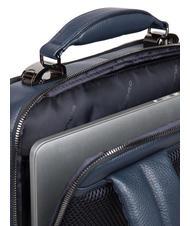 PIQUADRO MODUS SPECIAL Lederrucksack f&uuml;r PC15.6 " Blau - PC-Rucks&auml;cke - 6