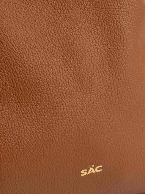 MARTINA Dollar-Shopper-Tasche aus Leder dunkles Leder - Damentaschen