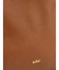 LESAC MARTINA Dollar-Shopper-Tasche aus Leder dunkles Leder - Damentaschen - 5