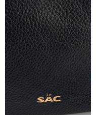 LESAC SIMONA Umh&auml;ngetasche aus Tris-Dollar-Leder Nachtblau - Damentaschen - 6