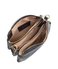 LESAC SIMONA Umh&auml;ngetasche aus Tris-Dollar-Leder Nachtblau - Damentaschen - 7