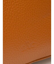 LESAC LUCIA Doppelte Umh&auml;ngetasche aus Dollar-Leder dunkles Leder - Damentaschen - 6