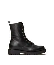 TWINSET URBAN Kampfstiefel aus Leder - Damenschuhe