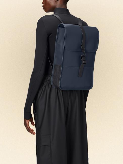 BACKPACK MINI Wasserdichter Rucksack Marine - Rucks&auml;cke f&uuml;r Schule &amp; Freizeit