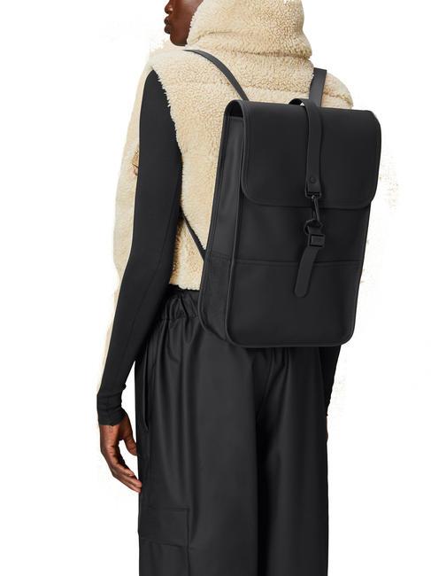 BACKPACK MINI Wasserdichter Rucksack Schwarz - Rucks&auml;cke f&uuml;r Schule &amp; Freizeit