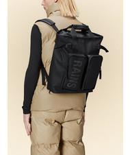 RAINS TEXEL TOTE Rucksack Wasserdichte Tasche Schwarz - PC-Rucks&auml;cke - 7