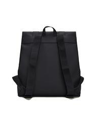 RAINS MSN BAG Wasserdichter City-Rucksack Schwarz - Rucks&auml;cke f&uuml;r Schule &amp; Freizeit - 2