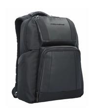 PIQUADRO WALLABY Rucksack aus Leder und Stoff, 14-Zoll-PC-Halter - PC-Rucks&auml;cke