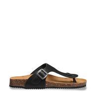 DOCKSTEPS VEGA 2290 Zehenstegsandale aus Leder mit Schnalle - Damenschuhe