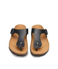 DOCKSTEPS VEGA 2290 Zehenstegsandale aus Leder mit Schnalle Schwarz - Damenschuhe - 3