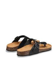 DOCKSTEPS VEGA 2290 Zehenstegsandale aus Leder mit Schnalle Schwarz - Damenschuhe - 4