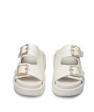 DOCKSTEPS CATALINA Hohe Slipper-Sandale aus Leder Wei&szlig; - Damenschuhe - 3