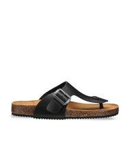 DOCKSTEPS VEGA 2284 Zehenstegsandale aus Leder mit Schnalle - Herrenschuhe