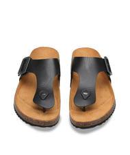 DOCKSTEPS VEGA 2284 Zehenstegsandale aus Leder mit Schnalle Schwarz - Herrenschuhe - 3