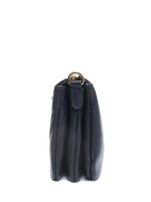 SIMONA Umh&auml;ngetasche aus Tris-Dollar-Leder Nachtblau - Damentaschen