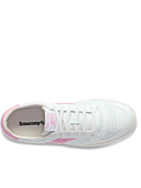 JAZZ COURT Ledersneaker wei&szlig;/rosa - Herrenschuhe