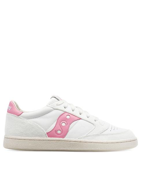 JAZZ COURT Ledersneaker wei&szlig;/rosa - Herrenschuhe