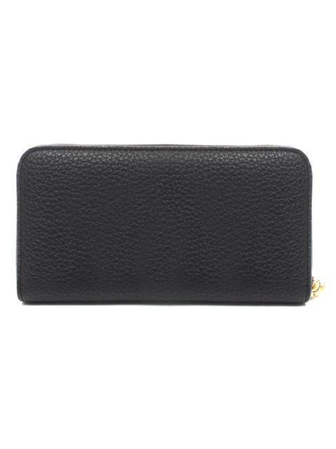 PETRA Geldb&ouml;rse mit umlaufendem Rei&szlig;verschluss Schwarz - Brieftaschen Damen