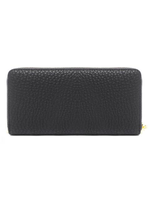 EBA SOFT Geldb&ouml;rse mit umlaufendem Rei&szlig;verschluss Schwarz - Brieftaschen Damen