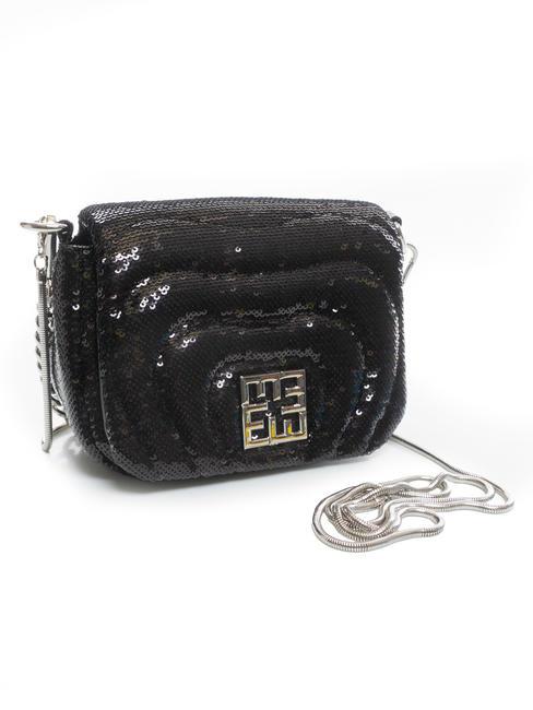 PAOLA SEQUIN Schulter-Mikrotasche Schwarz - Damentaschen