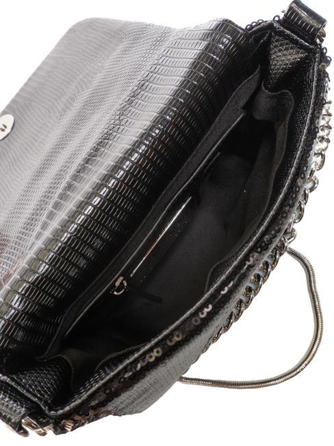 PAOLA SEQUIN Schulter-Mikrotasche Schwarz - Damentaschen