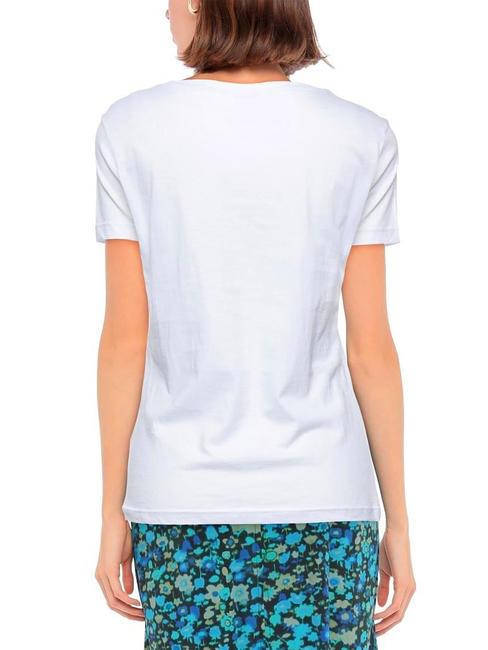 LOGO MIRROR Baumwoll t-shirt Wei&szlig; - T-Shirts und Tops f&uuml;r Damen